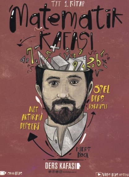 Ders Kafası Tyt 1. Kitap Matematik Kafası Net Artırma Defteri Özel Ders Formatlı Mert Hoca