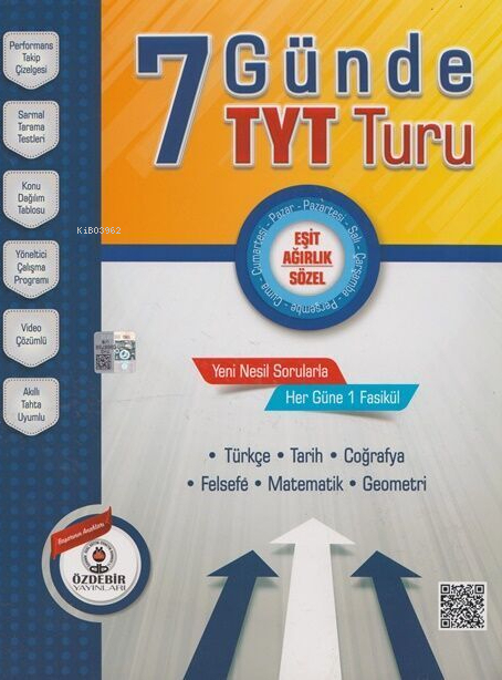 TYT 7 Günde TYT Turu Eşit Ağırlık Kitabı