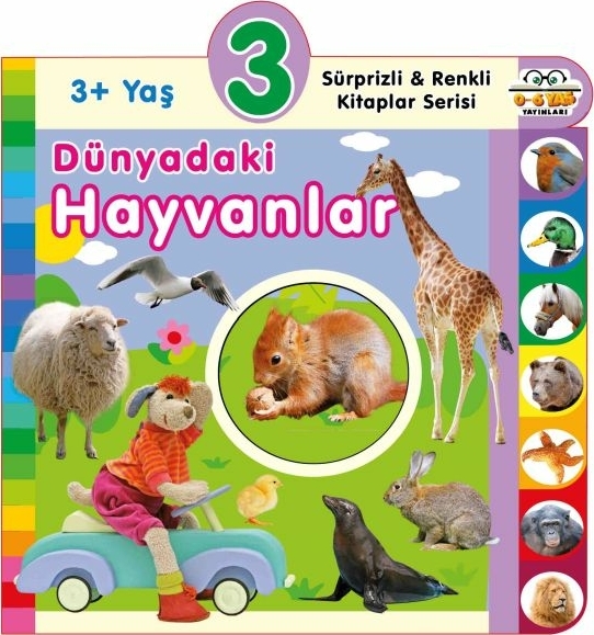 Dünyadaki Hayvanlar (3+Yaş) Olala Books