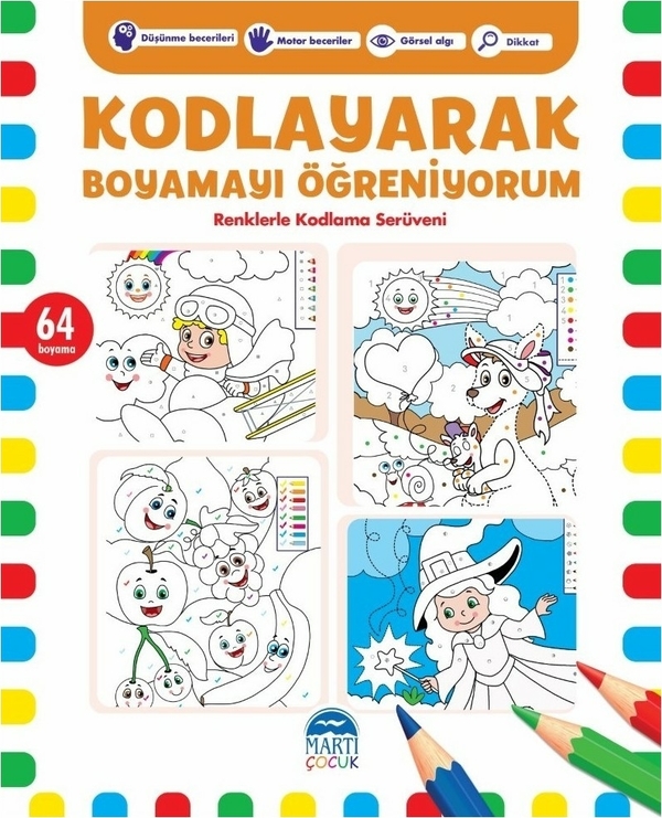 Kodlayarak Boyamayı Öğreniyorum 7 - Renklerle Kodlama Serüveni Kerem Altındağ