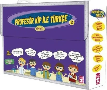 Profesör Kip ile Türkçe 2 Set (5 Kitap); +9 Yaş