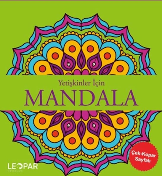 Yetişkinler İçin Mandala - Yeşil Emre Aslan