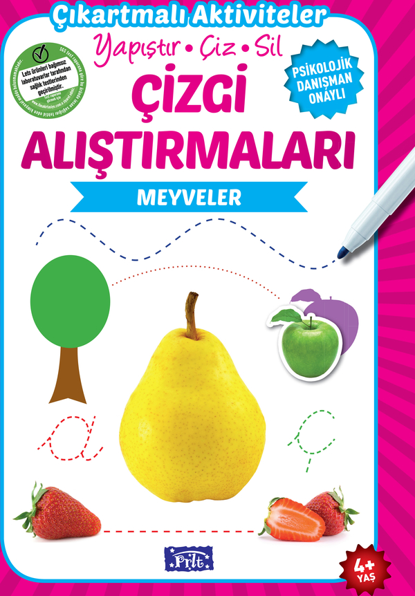 Meyveler - Çizgi Alıştırmaları Ülkü Unsu