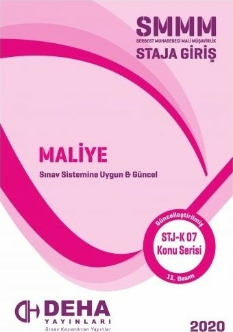 SMMM Staja Giriş Maliye Konu Serisi STJ-K 07 Kolektif