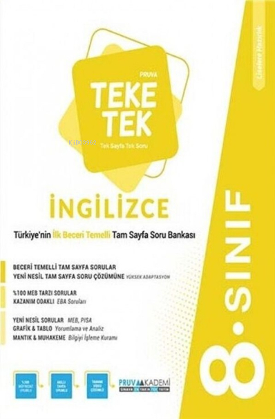 Pruva 8. Sınıf Teke Tek İngilizce Kolektif