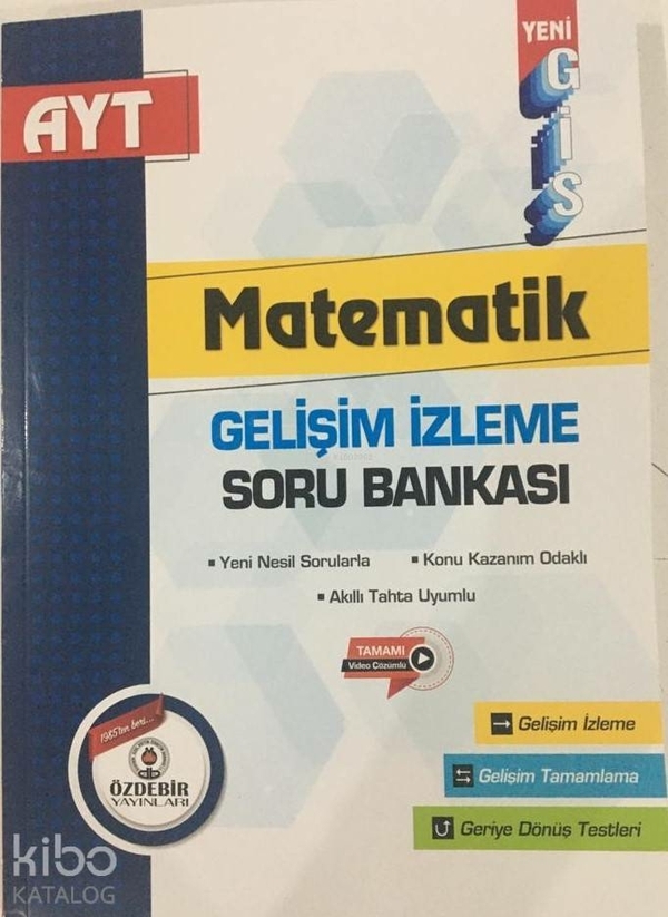 Özdebir AYT Matematik Gis Soru Bankası