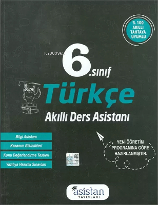 6.Sınıf Türkçe Akıllı Ders Asistanı Asistan Yayınları