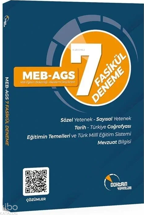 Doktrin Yayınları MEB AGS 7 li Deneme Sınavı Komisyon
