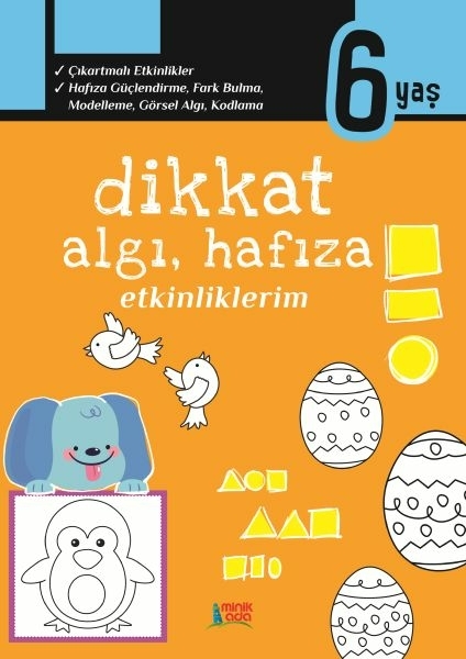 Dikkat Algı, Hafıza Etkinliklerim - 6 Yaş Kolektif