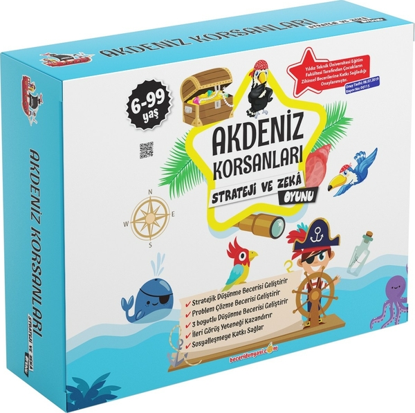 Akdeniz Korsanları Strateji ve Zeka Oyunu (6-99 Yaş)