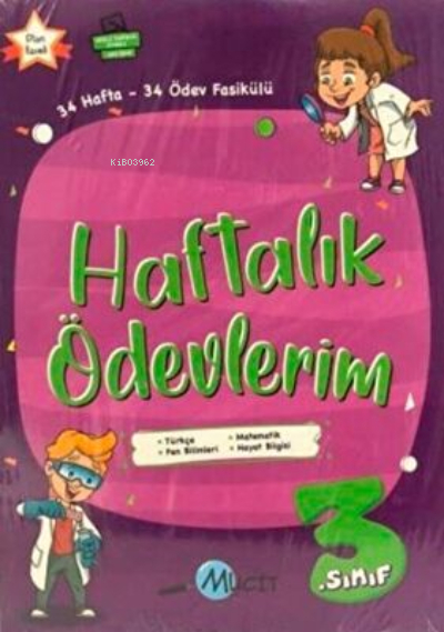 Mucit Yayınları 3. Sınıf Haftalık Ödevlerim - MA Kolektif
