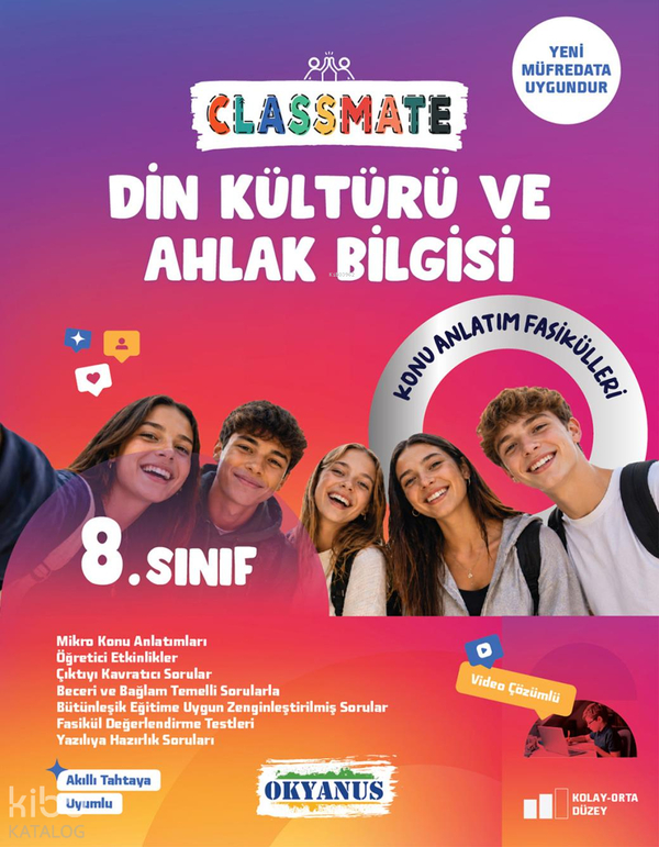 Okyanus Yayınları 8. Sınıf Din Kültürü ve Ahlak Bilgisi Konu Fasikülleri