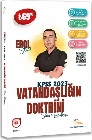 Doktrin Yayınları 2023 Kpss Vatandaşlık Soru Bankası Komisyon