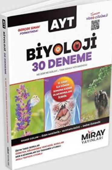 Miray AYT Biyoloji 30 Deneme (2023'E ÖZEL)