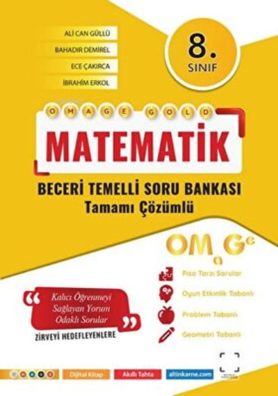 Omage 8. Sınıf  Gold Matematik Soru Bankası Kolektif