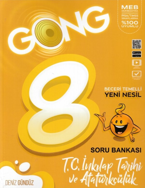 Gong 8. Sınıf T.c. İnkılap Tarihi Ve Atatürkçülük Beceri Temelli Yeni Nesil Soru Bankası Deniz Gündüz