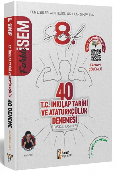 2021 Farklı İsem 8. Sınıf İnk. Tarihi 40 Deneme