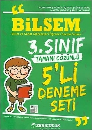 Örnek Akademi Yayınları Zeki Çocuk 3. Sınıf Bilsem 5 li Deneme Seti Örnek Akademi