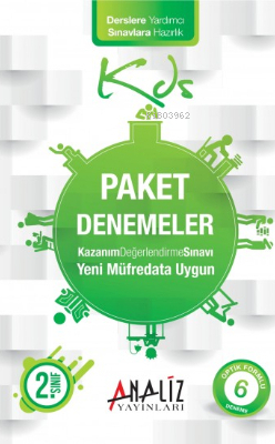 2.Sınıf Paket Deneme 6 'Lı (Optik Formlu)