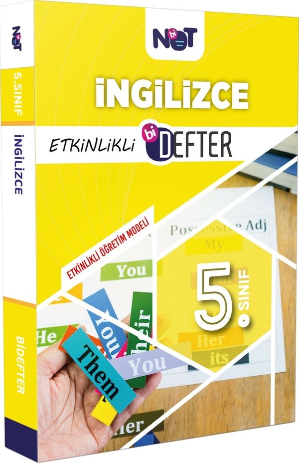 BiNot Yayınları 5. Sınıf İngilizce Etkinlikli BiDefter BiNot