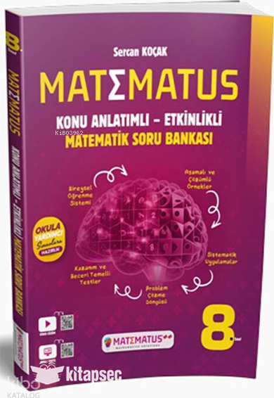 Matematus 8. Sınıf Matematik Konu Anlatımlı Etkinlikli Soru Bankası