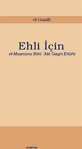 Ehli İçin İmam-ı Gazali