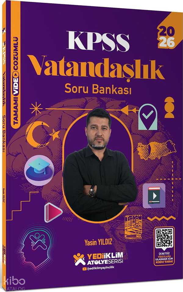 Yediiklim Yayınları 2026 Kpss Atölye Serisi Genel Kültür Vatandaşlık Tamamı Video Çözümlü Soru Bankası