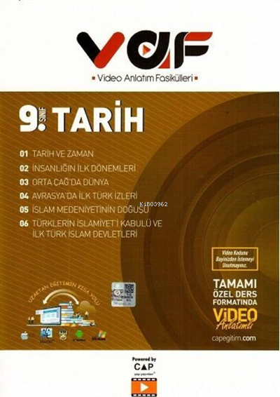Vaf 09.Sınıf Tarih - 2021
