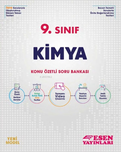 Esen 9.Sınıf Kimya Konu Özetli Soru Bankası Kolektif