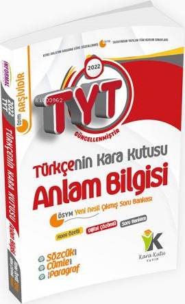 İnformal 2019 YKS Türkçenin Kara Kutusu Anlam Bilgisi Konu Özetli Soru Bankası 1.Cilt