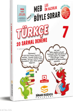 Sinan Kuzucu Yayınları 7. Sınıf Türkçe Deneme