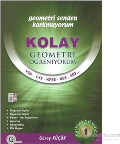 Gür Yayınları Kolay Geometri Öğreniyorum 1 Gür