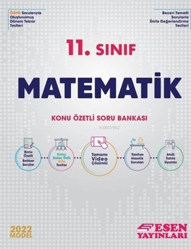 Esen 11.Sınıf Matematik Konu Özetli Soru Bankası