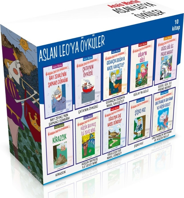 Aslan Leoya Öyküler Seti (10 Kitap) Anais Martin