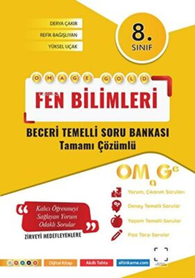 Omage 8. Sınıf  Gold Fen Bilimleri Soru Bankası Kolektif