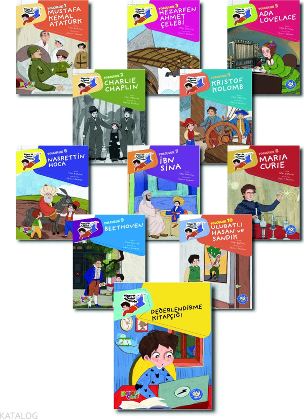 Güney'in Tarihe Yolculuğu Hikaye Seti (10 Kitap + Değerlendirme Soruları)