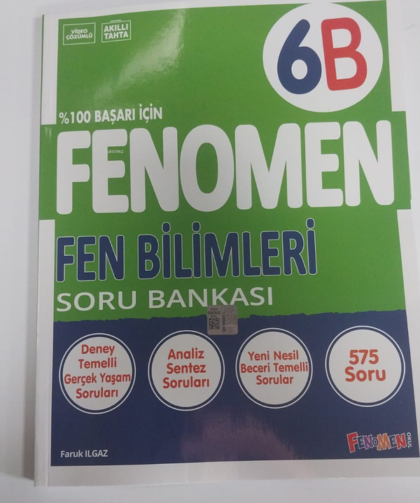 Fenomen 6B Fen Bilimleri Soru Bankası