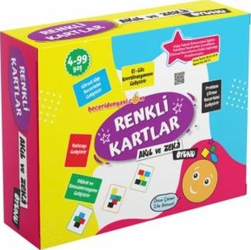 Renkli Kartlar Akıl ve Zeka Oyunu (4-99 Yaş)