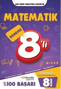 8.Sınıf Matematik Yeni Nesil Branş Denemeleri Kolektif