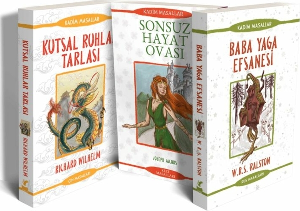 Dünya Masalları Seti (Rus-Çin-Kelt) 3 Kitap Joseph Jacobs, W.r.s. Ralston, Richard Wilhelm
