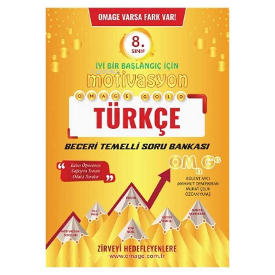 8. Sınıf Omage Motivasyon Türkçe Soru Bankası