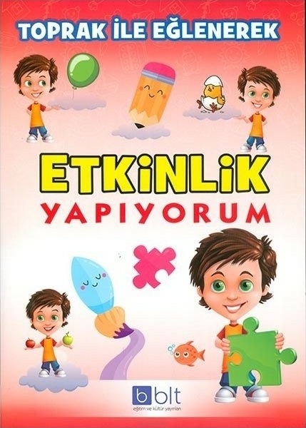 Toprak İle Eğlenerek Etkinlik Yapıyorum Bulut Eğitim ve Kültür Yayınları