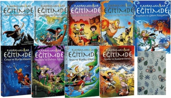 Kahramanlar Eğitimde Seti (9 Kitap - Defter Hediyesi) Joan Holub
