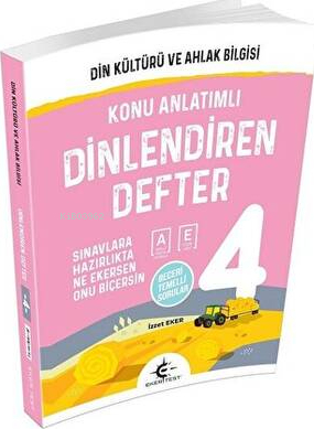 Eker 4.Sınıf Dinlendiren Konu Anlatımlı Din Kültürü Defter
