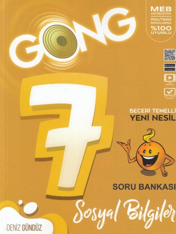 Gong 7. Sınıf Sosyal Bilgiler Beceri Temelli Yeni Nesil Soru Bankası Deniz Gündüz