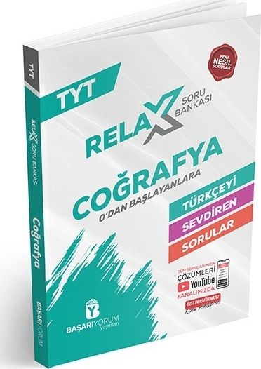 Relax Tyt Coğrafya  Kolay Seri ( Youtube Çözümlü) Tyt